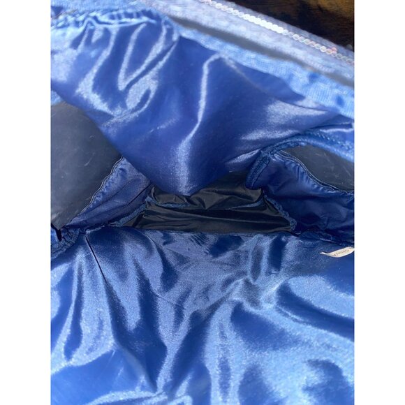 DON ED HARDY Skull With Top Hat Zip Top Carry Loop Backpack Navy & Red‎ - Picture 4 of 4